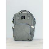 Рюкзак с термокарманами с USB (серый)